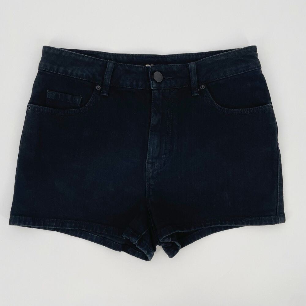 BDG High‎ Rise Erin 5-Pocket Denim Short Women's Size 29 Black Dark Wash